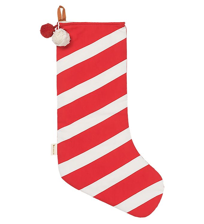 Fabelab Julesok - 50 x 30 cm - Candycane - Holly Red