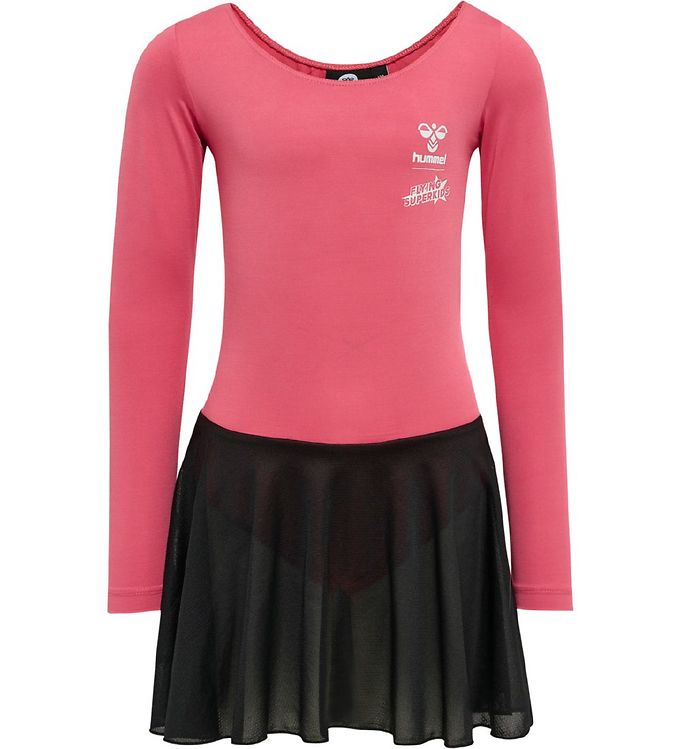 14: Hummel Gymnastikdragt - hmlFlying Freja - Rosa/Sort