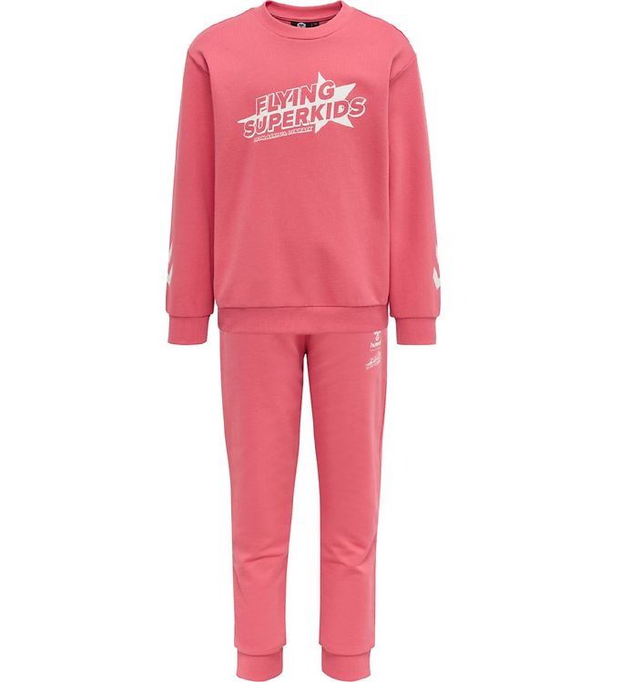 #2 - Hummel Sweatsæt - HmlFlying Spring - Rosa