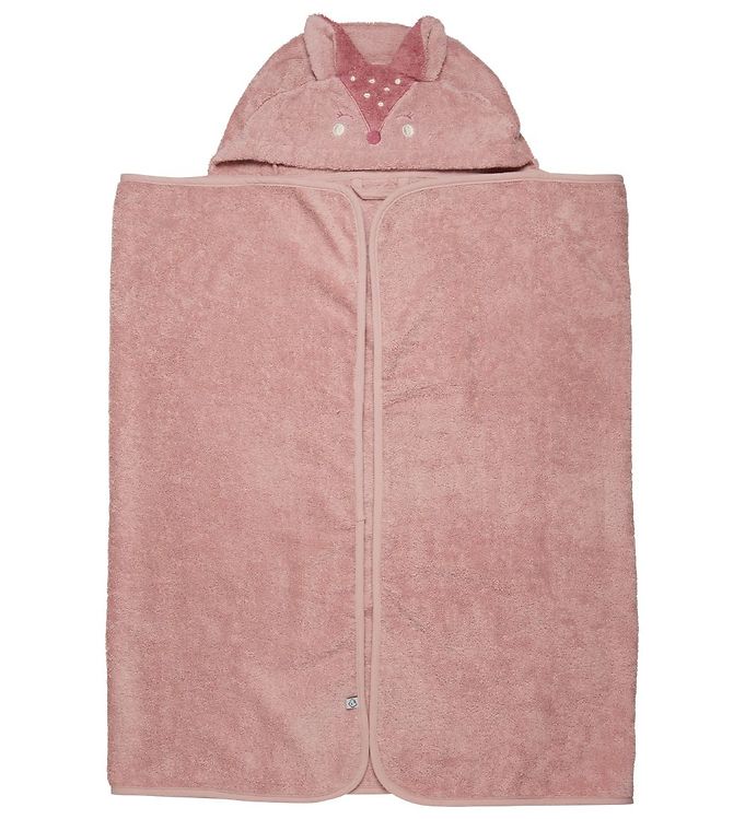 Pippi Badehåndklæde med Hætte Misty Rose
