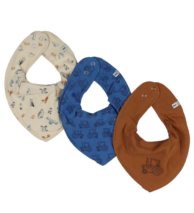 Bandana bib -aop (3-pak) - 721 - ONE SIZE