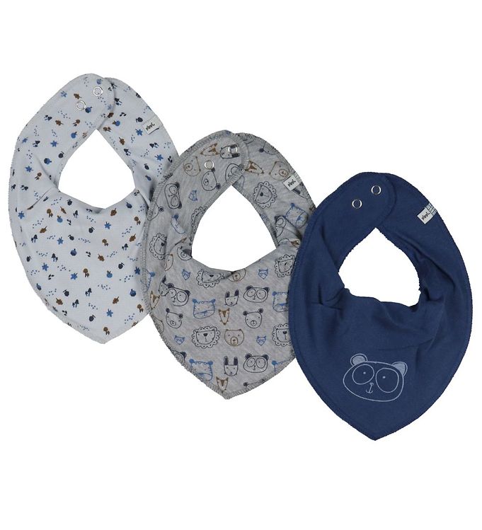 Pippi Bandana Hagesmæk 3-pak Dark Denim