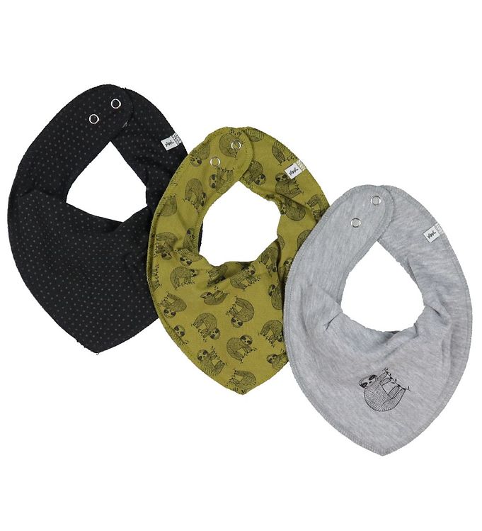 Bandana bib -aop (3-pak) - 924 - ONE SIZE