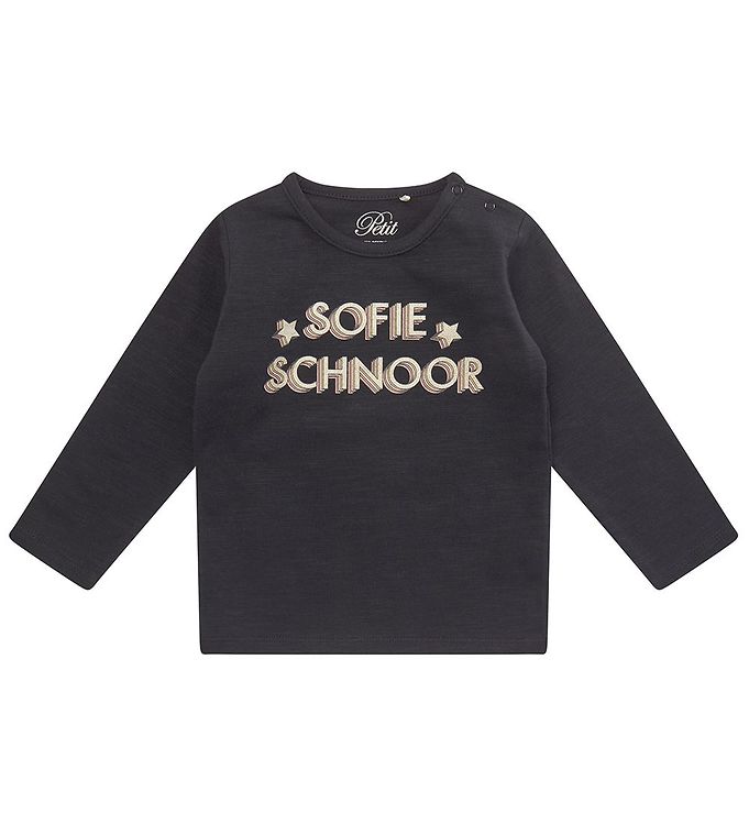 Petit by Sofie Schnoor Bluse - Sort m. Motiv