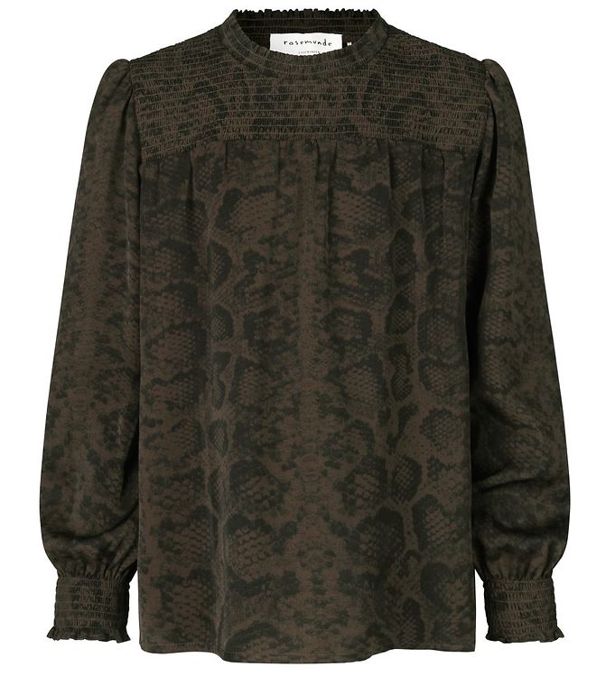 #3 - Rosemunde Bluse - Smoaked Oak Snake Print