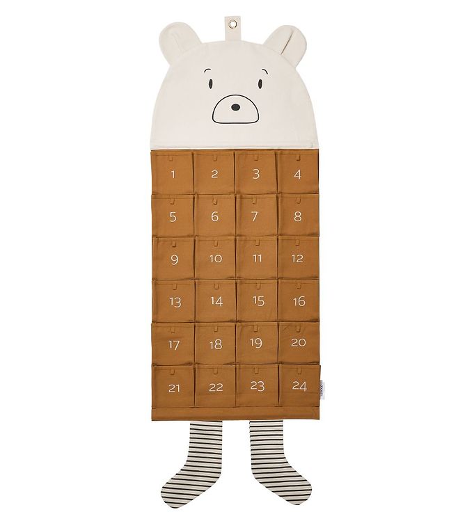 Liewood Julekalender Klaus Bear Golden Caramel Multi Mix