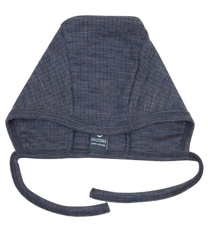 7: Smallstuff Uld Drop Needle Baby Hjelm Denim Melange