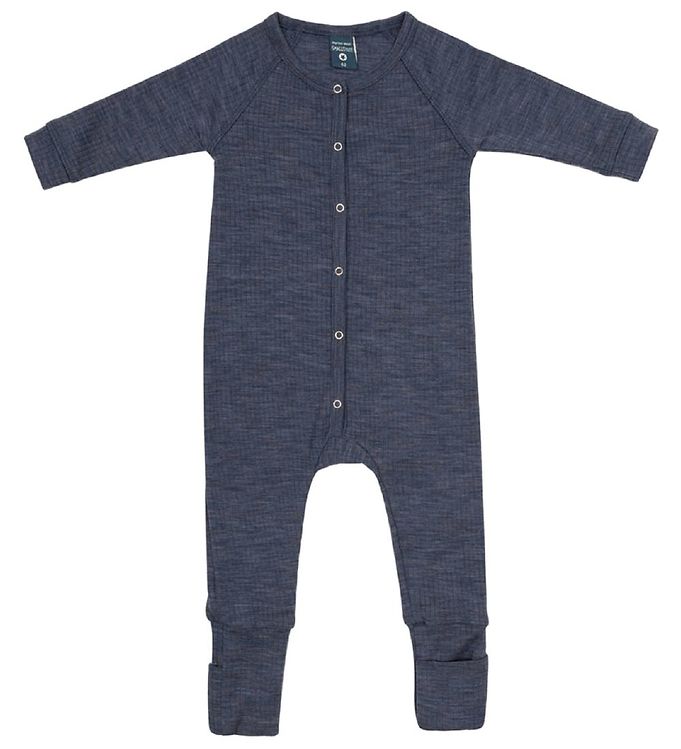 #2 - Smallstuff Uld Drop Needle Natdragt Denim Melange