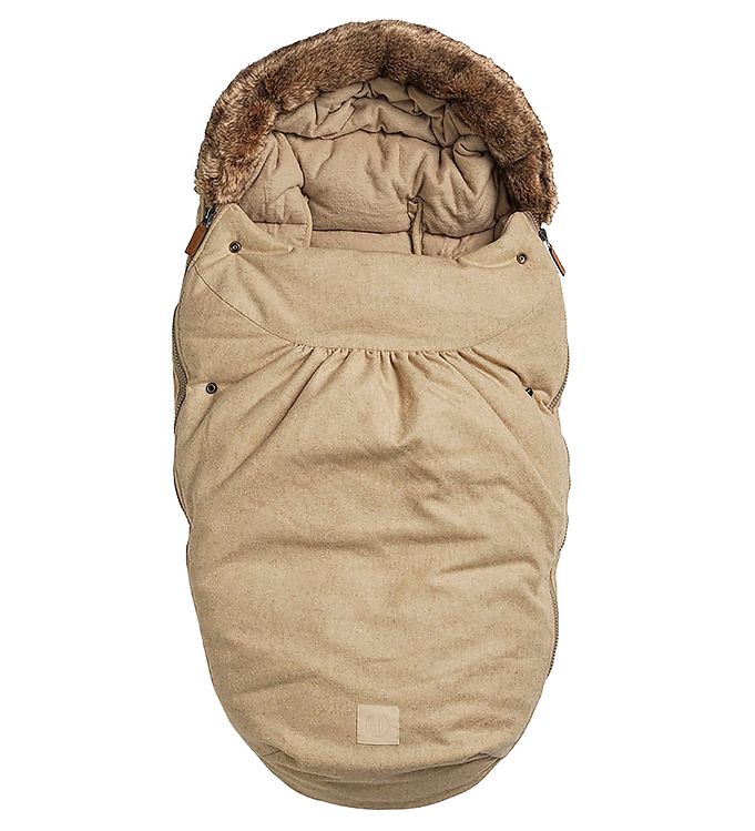 Elodie Details Kørepose - 100 cm - Uld - Pure Khaki