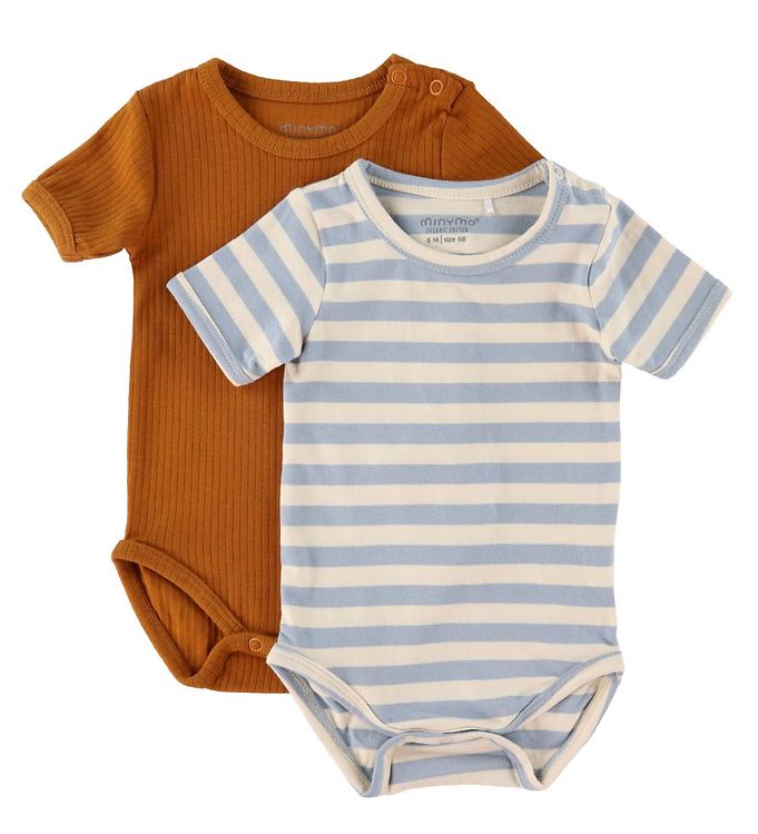 Image of Minymo Body k/æ - 2-pak - Ashley Blue - 1 år (80) - Minymo Body K/Æ (239493-1770739)