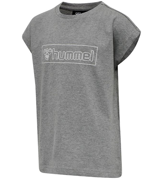 Hummel T-shirt - HmlBoxline - Grå