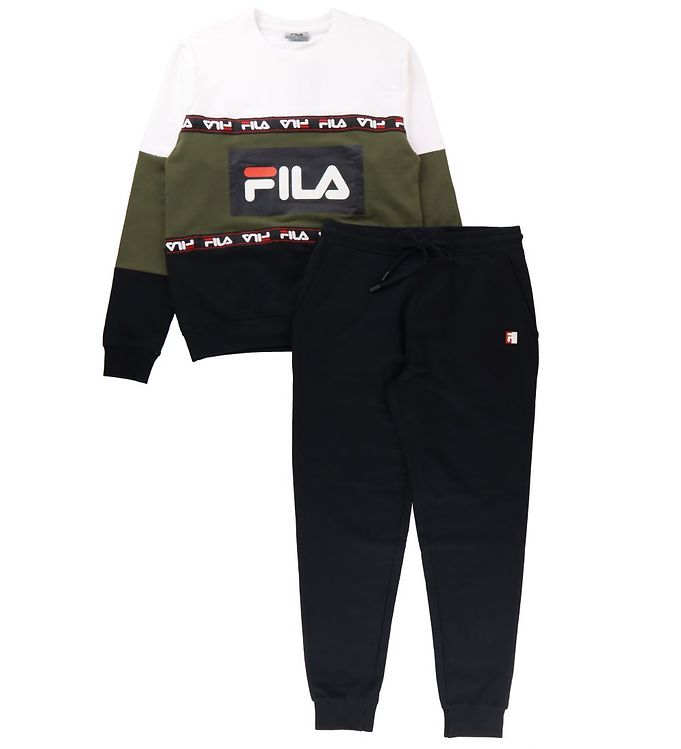 Fila Nattøj Sort Hvid