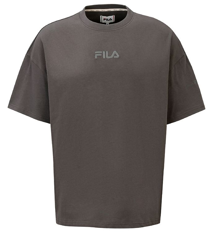 11: Fila T-shirt - Jaden - Gray Pinstripe