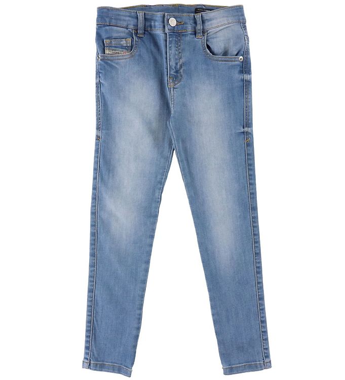 Plenarmøde diktator Tag telefonen Diesel Jeans - Slandy High - Light Blue Denim » Børnepengekredit