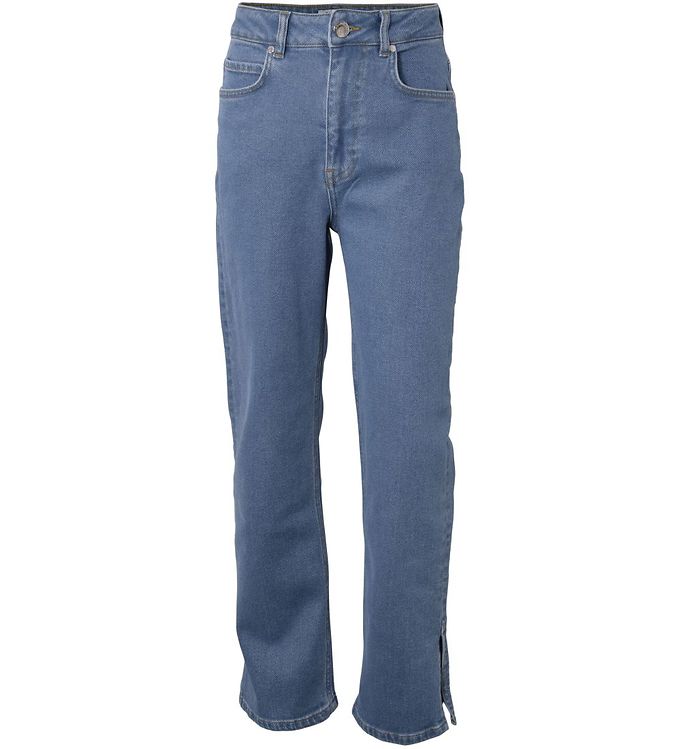 #3 - Hound Jeans m. Slids - Straight - Medium Blue Used