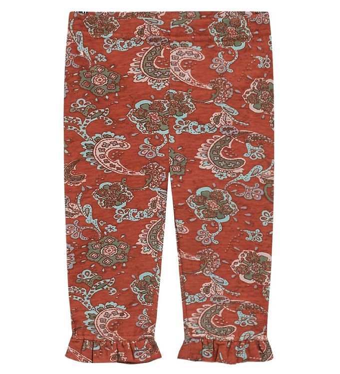 Image of Noa Noa miniature Leggings - Baby Paisley - Print Red - 74 - Noa Noa miniature Leggings (240849-2069417)