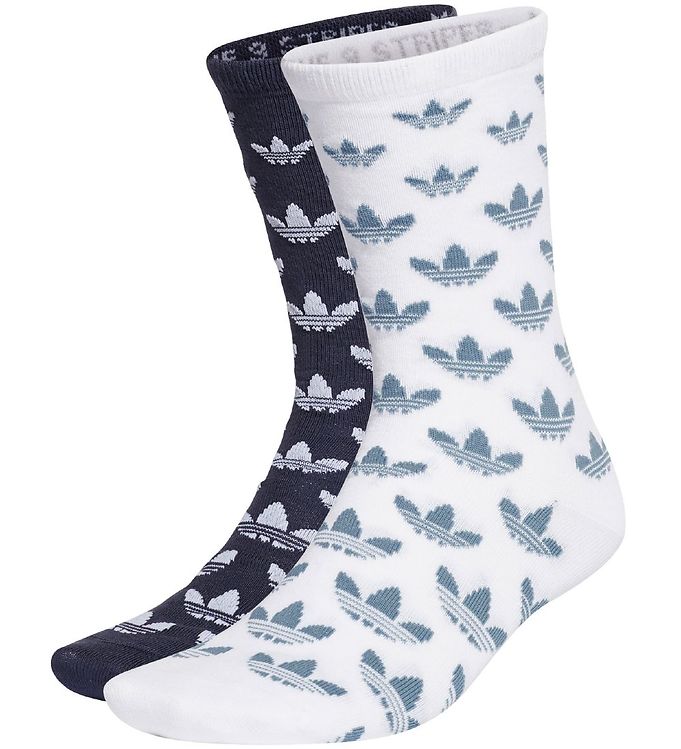 Adidas Originals Strømper Mono Crew Pak Hvid Blå