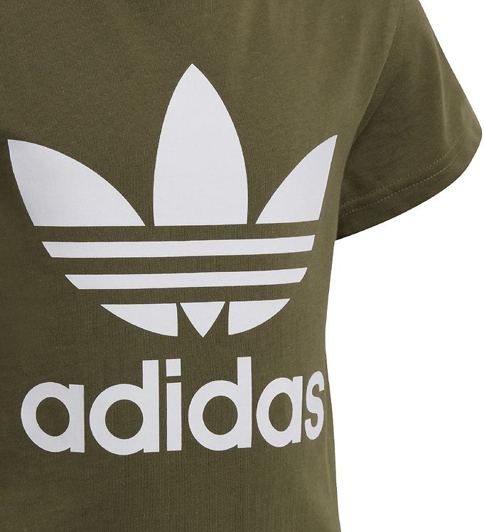 adidas T-shirt - Adicolor Trefoil - Focus Olive