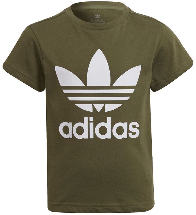 adidas Originals T-shirt - Adicolor Trefoil - Focus Olive