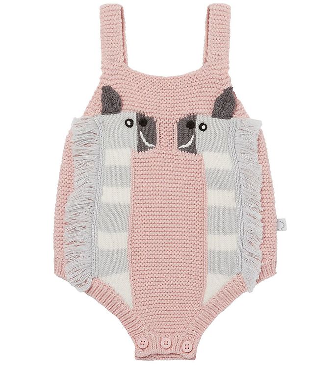 11: Stella McCartney Kids Body u/æ - Strik - Rosa m. Lamaer