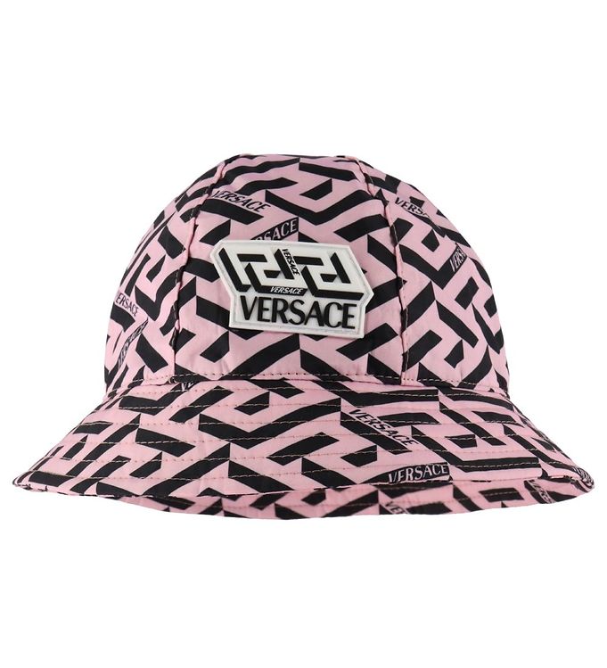 Versace Sommerhat - Sort/Rosa m. Logo