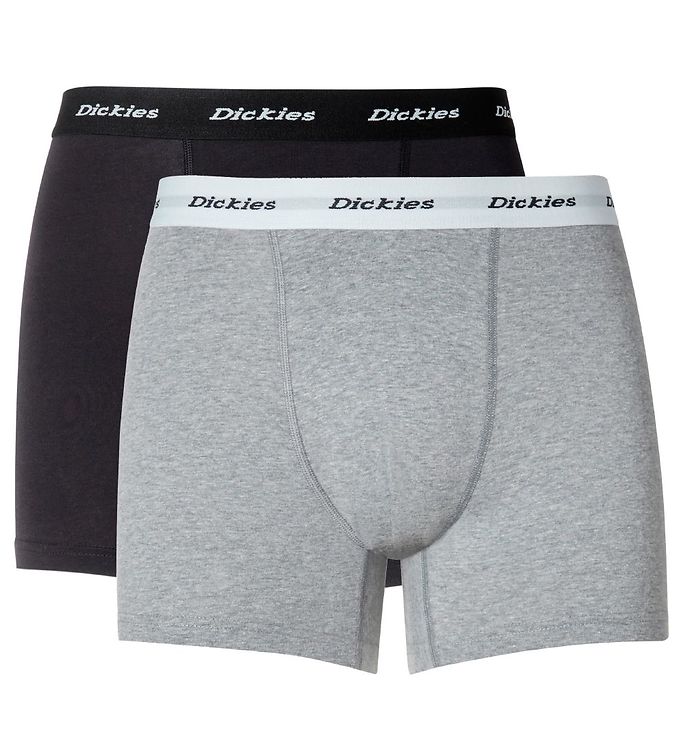 #3 - Dickies Boxershorts - 2-Pak - Grey Melange/Sort