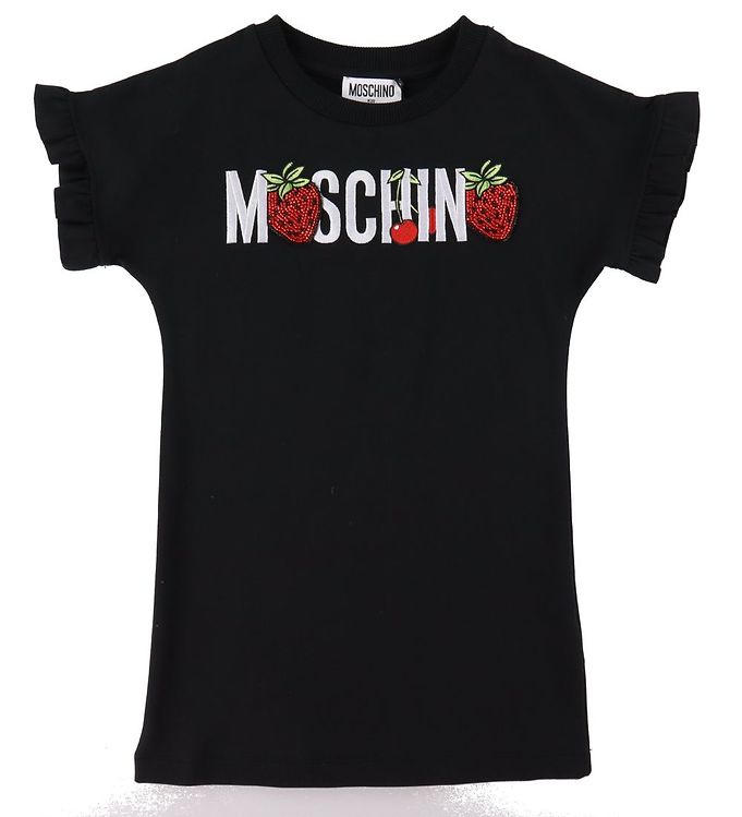 Moschino Kjole - Sort m. Logo