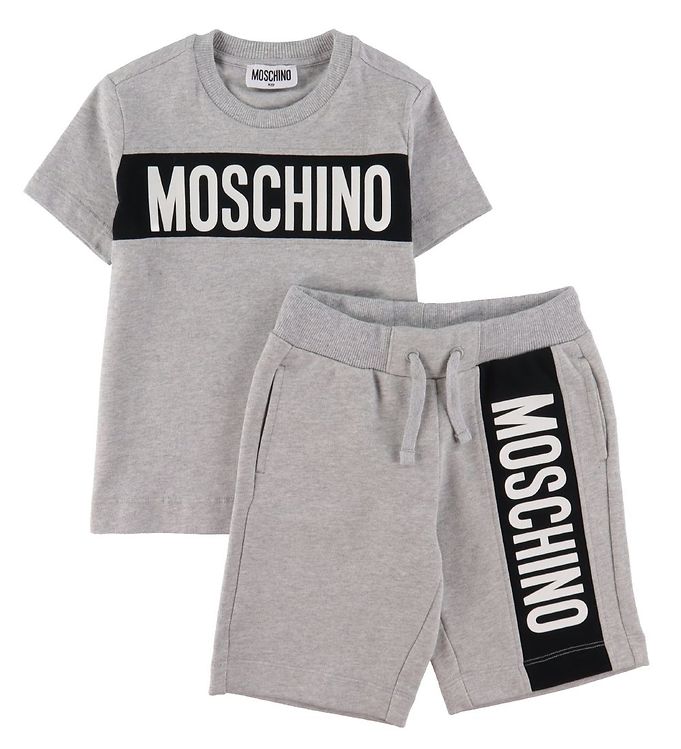 5: Moschino Sæt - T-shirt/Shorts - Gråmeleret