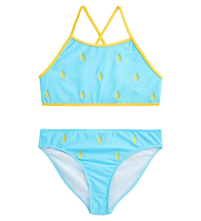 Polo Ralph Lauren Bikini Lyseblå Gul