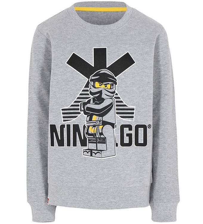 Lego Ninjago Sweatshirt Melange m. Print Fri i DK