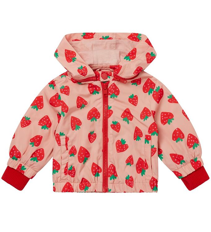 6: Stella McCartney Kids Jakke - Koral/Rød m. Jordbær