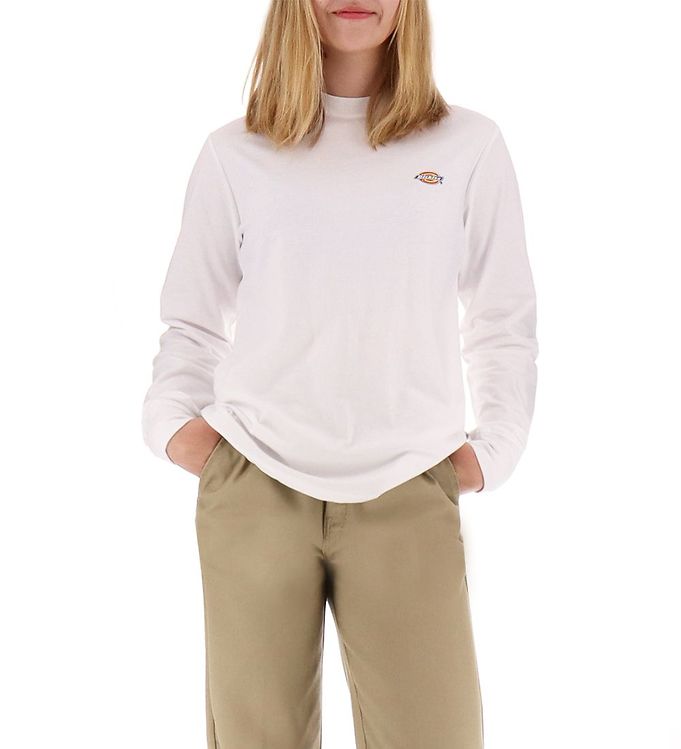 Dickies Bluse Mapleton - Hvid Fri fragt i