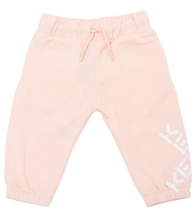 9: Kenzo Sweatpants - Rosa m. Hvid