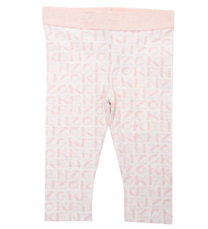 9: Kenzo Leggings - Off White/Rose