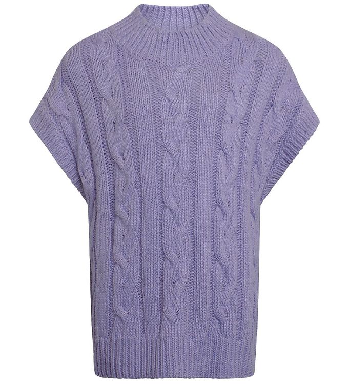 10: Grunt Vest - Strik - Brie - Purple