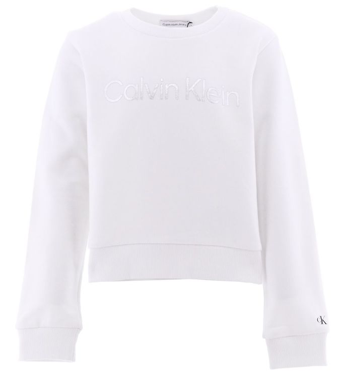 Calvin Klein Sweatshirt - Bright White/Silver