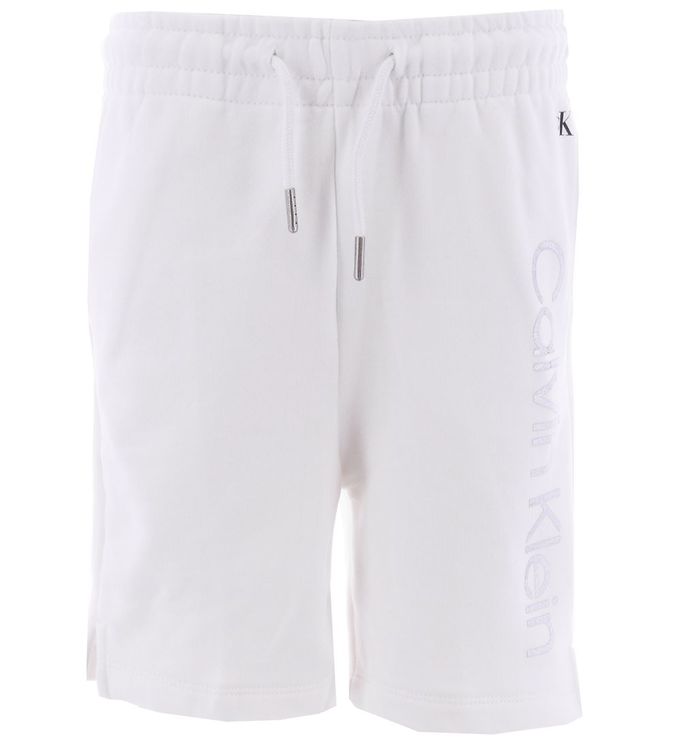 Calvin Klein Sweatshorts  Bright White/Silver