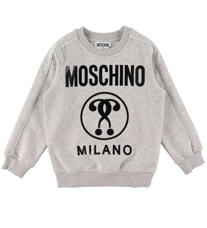 11: Moschino Sweatshirt - Gråmeleret
