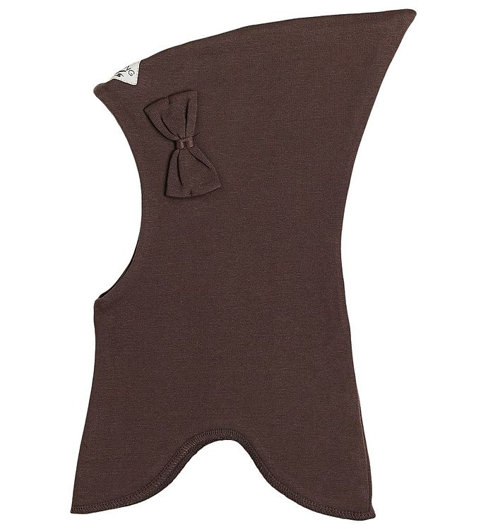 Racing Kids Elefanthue - 2-lags - Chocolate Brown m. Sløjfe