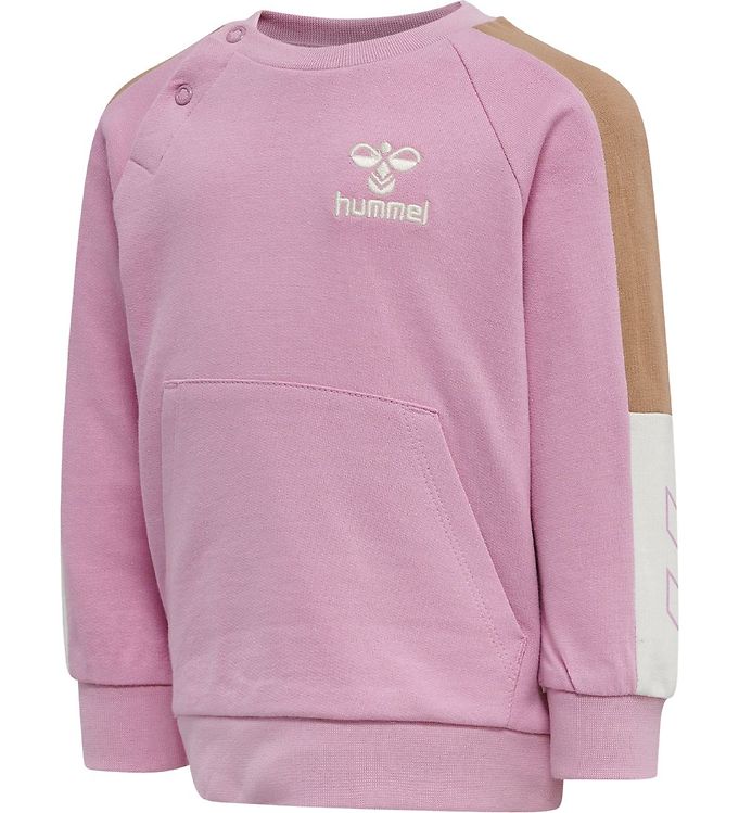 Hummel Sweatshirt - hmlAnju - Rosa/Brun