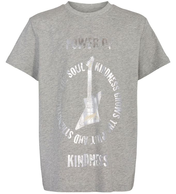 Billede af Petit by Sofie Schnoor T-Shirt - Grey Melange m. Guitar