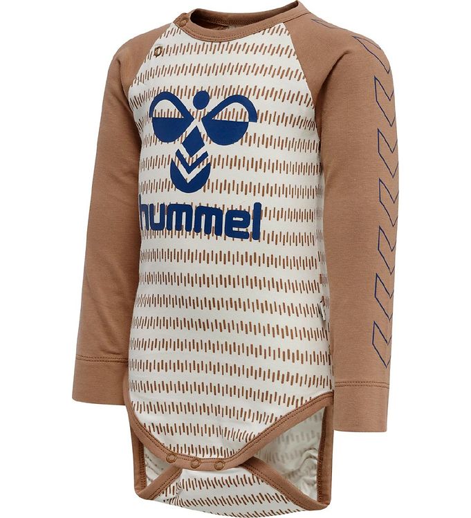 Image of Hummel Body l/æ - hmlDesmond - Beaver Fur - 1 år (80) - Hummel Bodystocking - L/Æ (246365-2656514)
