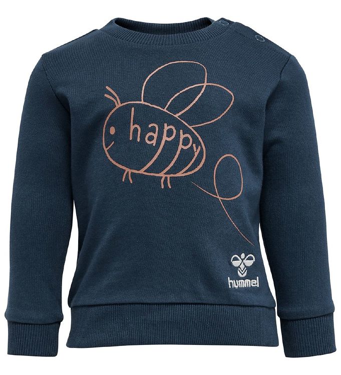 transfusion nakke Zealot Hummel Sweatshirt - Hml Free - Navy » Børnepengekredit