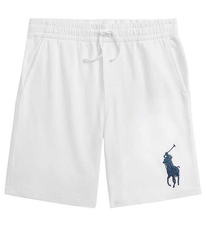Polo Ralph Lauren Shorts - Classics - Hvid m. Navy