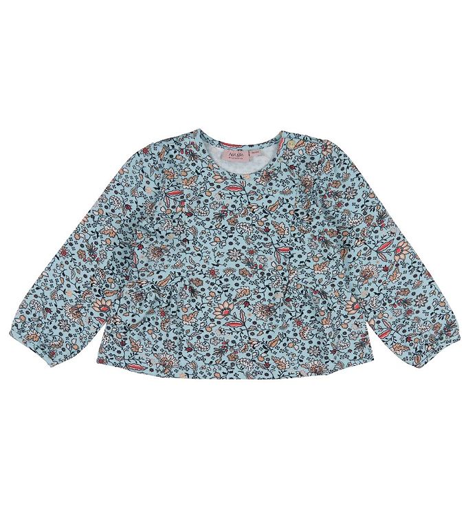 Noa Noa miniature Bluse - Print Light Blue