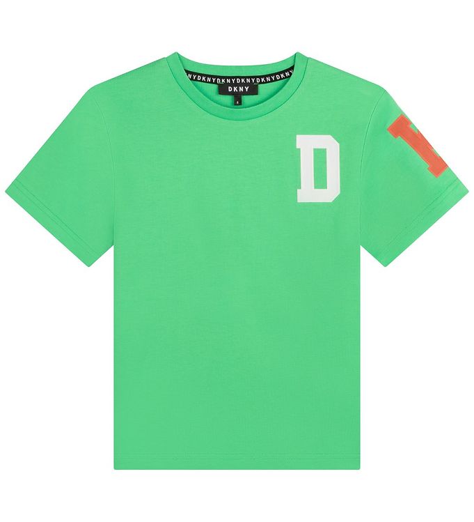 12: DKNY T-shirt - Supper - Grøn m. Print