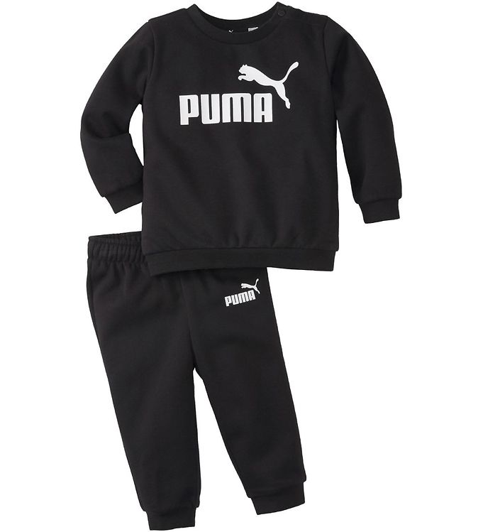 4: Puma Minicats Ess Crew Jogger Set Black