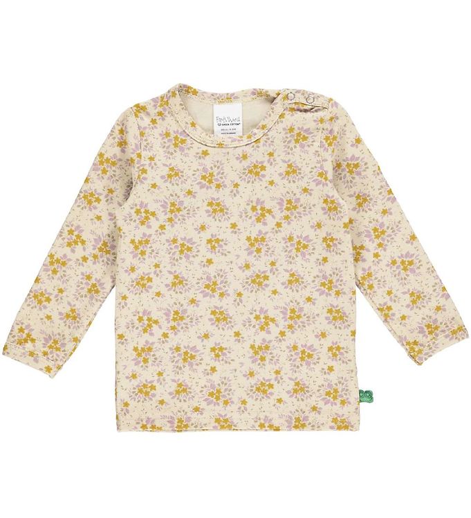 Image of Freds World Bluse - Baby - Floral - Angora - 1 år (80) - Freds World Bluse (248313-2708095)