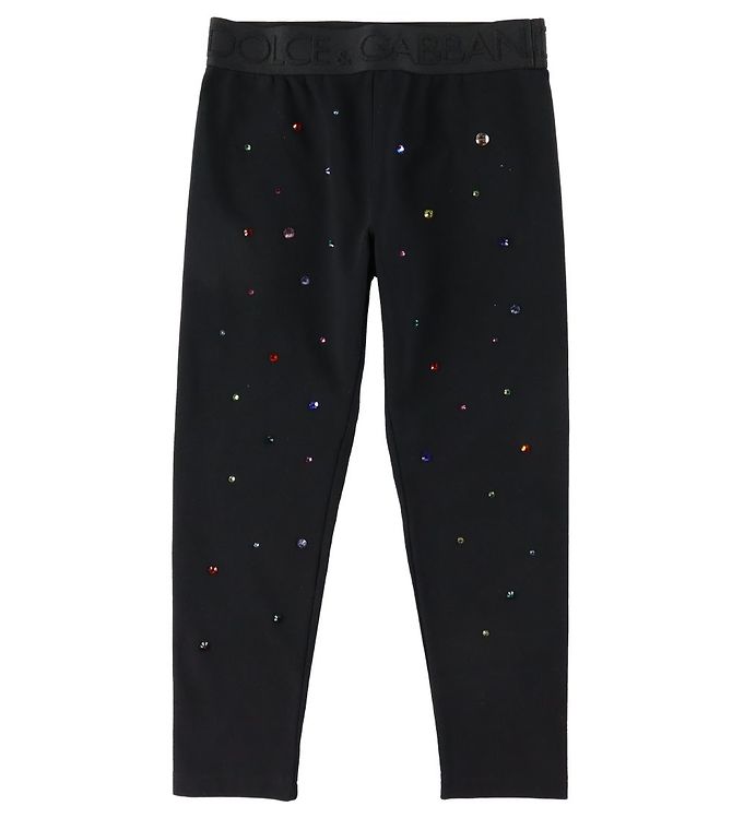 10: Dolce & Gabbana Leggings - Light Therapy - Sort m. Similisten