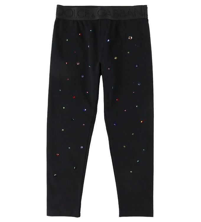 #2 - Dolce & Gabbana Leggings - Light Therapy - Sort m. Similisten